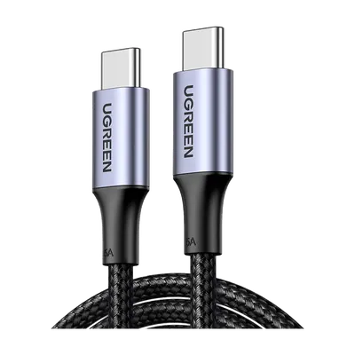 Cabo UGREEN USB-C para USB-C 100W 2 m Nylon Trançado (modelo 70429)